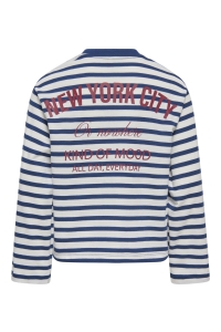ONLY KOGLIDA L/S STRIPE TOP JRS GRL cloud dancer/navy peony (ida) pr