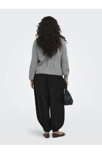 Carmakoma CARROSE L/S CARDIGAN KNT. medium grey melange
