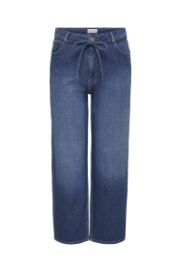 Carmakoma CARGIANNA MW RHINESTONE STRAIGHT AZ: dark blue denim