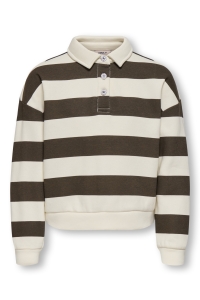 ONLY KOGSWEAT LS POLO SWT GRL bracken/tofu