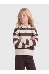 ONLY KOGSWEAT LS POLO SWT GRL bracken/tofu
