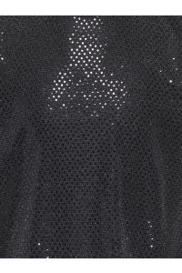 ONLY KOGDAZZLING SS TOP JRS black/silver lurex/black sequins