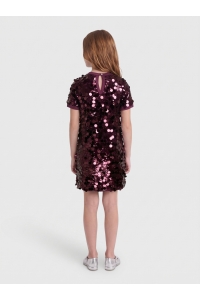 ONLY KOGJADEL SS SEQUINS DRESS WVN winetasting/winetasting sequins