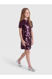 ONLY KOGJADEL SS SEQUINS DRESS WVN winetasting/winetasting sequins