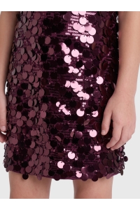 ONLY KOGJADEL SS SEQUINS DRESS WVN winetasting/winetasting sequins
