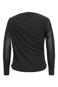 Carmakoma -CARSARA L/S MESH TOP JRS black
