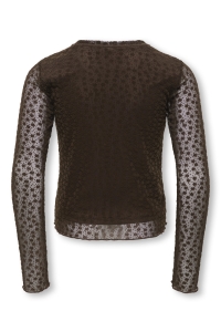 ONLY KOGTONYA LS LACE TOP JRS GRL bracken