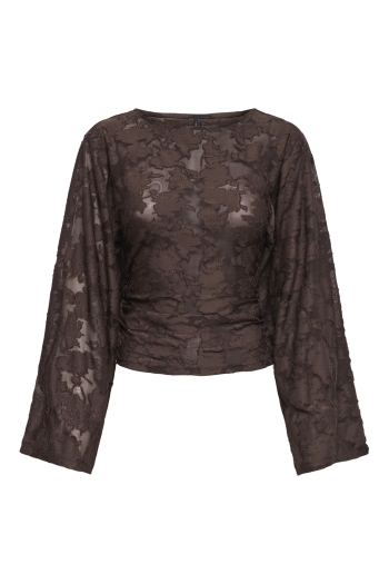 ONLY ONLNADIA L/S RUCHING TOP JRS Dames