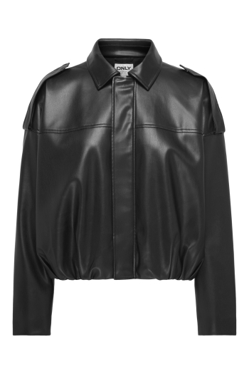 ONLY ONLMOON-NELI L/S FAUX LEATHER BOMBE: