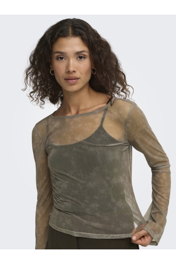 ONLY ONLNOX BOATNECK BELL L/S TOP JRS Dames