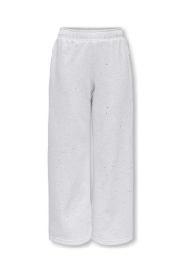 ONLY KOGOLIVIA GLITTER PANTS SWT light grey melange/silver glitte