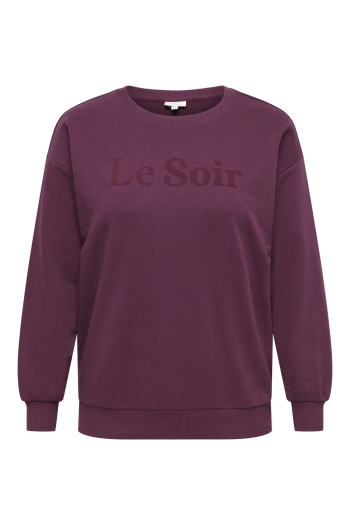 Carmakoma CARVIOLETTA L/S O-NECK PRINT SWEAT :