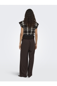 ONLY ONLCARLA SL JQ O-NECK KNT coffee bean/birch