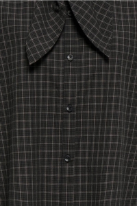 ONLY ONLMAYA CHECK BOW SHIRT WVN EX black/grey