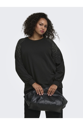 Carmakoma CARVIOLETTA L/S DETAIL SLIT SWT JRS Maatje meer