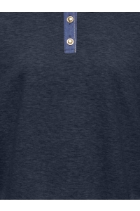 ONLY ONLSCARLET L/S POLO MIX SWEAT UB PR: night sky/polo collar