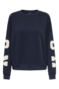 Carmakoma CARSWEAT L/S BACK/SLEEVE PRINT SWT night sky/birch houston print