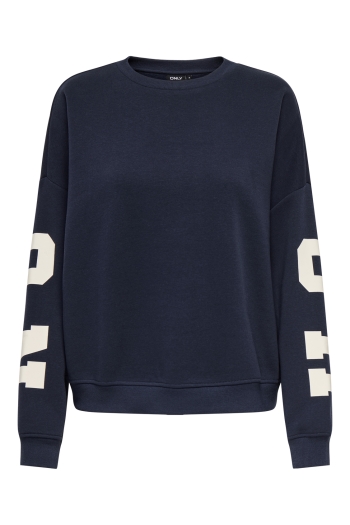 Carmakoma CARSWEAT L/S BACK/SLEEVE PRINT SWT