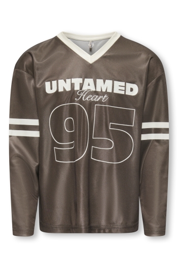 ONLY KOGLULU L/S V-NECK SPORTY TOP CS JR: