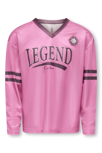 ONLY KOGLULU L/S V-NECK SPORTY TOP CS JR: