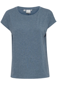 ICHI IHREBEL SS6:T-Shirts blue mirage