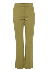 ICHI IHSIMONSE PA3:Pants green moss