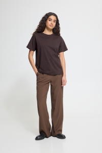 ICHI IHPALMER LOOSE SS:T-Shirts chocolate torte