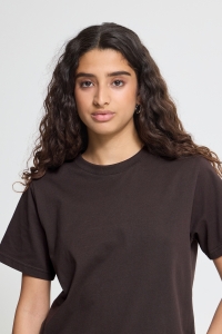 ICHI IHPALMER LOOSE SS:T-Shirts chocolate torte