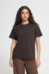ICHI IHPALMER LOOSE SS:T-Shirts chocolate torte