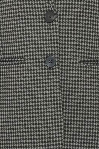 ICHI IHKATE HOUNDSTOOTH OVERSIZE BL2:Jack black/grey houndstooth