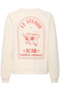 ICHI IHMARROT SW:Sweatshirt birch