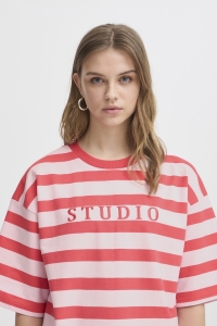 ICHI IHOCIE SW2:Sweatshirt geranium