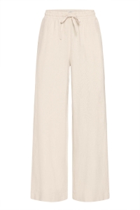 ICHI IHLINNO PA FL:Pants natural ecru