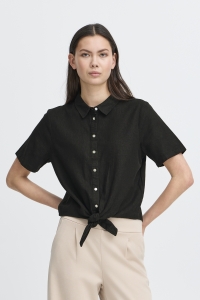 ICHI IHLINNO SH2:Shirts/Blouse black