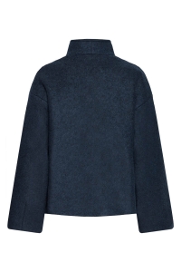 ICHI IHSTIPA JA7:Outerwear gray pinstripe