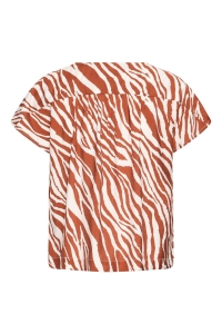 ICHI IHYARDEEN SH:Shirts/Blouse fired brick animal