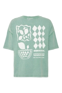 ICHI IHNABINO SS4:T-Shirts pine green