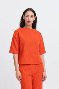 ICHI IHOBIA SS:T-Shirts obia jacquard