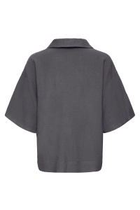 ICHI IHFAZIMA SH:Shirts/Blouse gray pinstripe