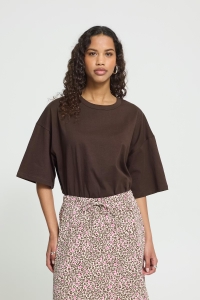 ICHI IHPALMER EX LOOSE SS:T-Shirts chicory coffee