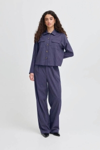 ICHI IHLANOLA SH:Shirts/Blouse patriot blue