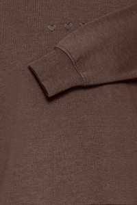 ICHI IHOLINNE SW:Sweatshirt coffee bean melange