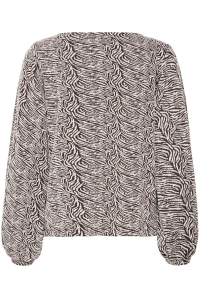 ICHI IHOELLY SW3:Sweatshirt coffee bean / birch