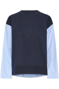 ICHI IHPALONA SW:Sweatshirt total eclipse