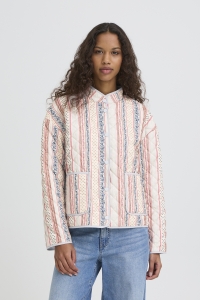 ICHI IHLIVANTA JA:Jackets teaberry stripe