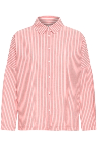 ICHI IHGILEY SH:Shirts/Blouse birch / pink stripe