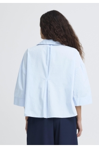 ICHI IHIMANA SH:Shirts/Blouse floaty blue