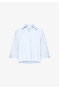 ICHI IHIMANA SH:Shirts/Blouse floaty blue