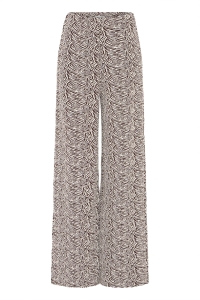 ICHI IHOELLY LONG PA3:Pants coffee bean / birch