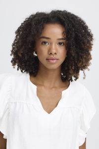 ICHI IHHETTA SS:Shirts/Blouse cloud dancer